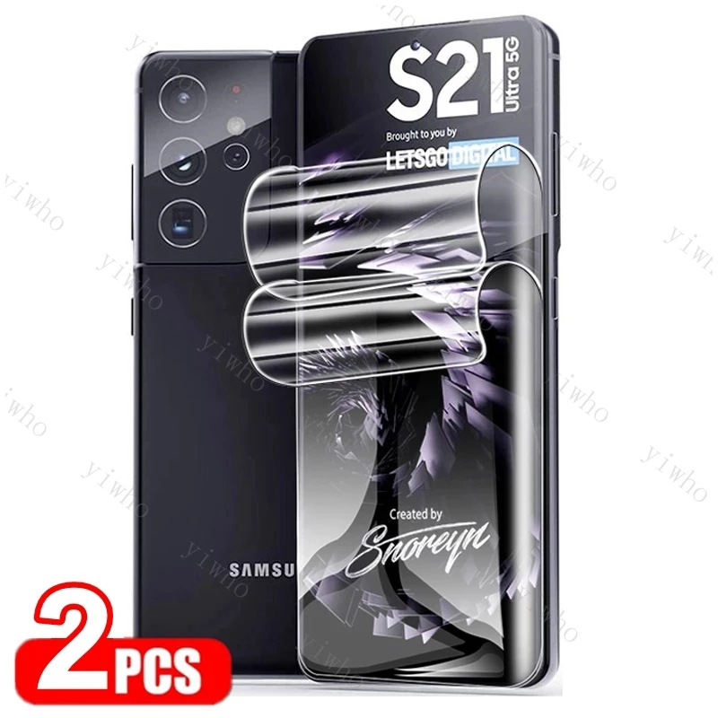 cell phone belt pouch Hydrogel Film For Samsung Galaxy S21 Ultra Plus S20 FE Protective Glass S 21 S20fe S21Ultra  Note 20 Camera Len Screen Protector mobile phone cases with card holder