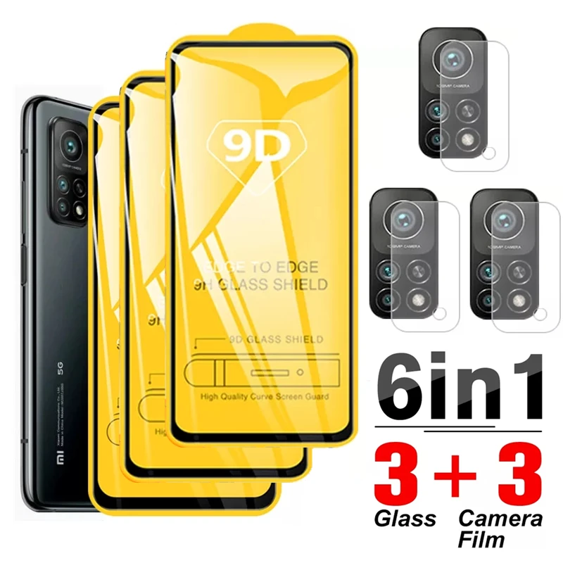phone tempered glass Full Cover Tempered Glass For Xiaomi Mi 10T 9T Pro Screen Protector For Xiaomi Redmi 7 8 9 9A 9C Note 5 Plus 7 8T 9T Camera Film phone tempered glass