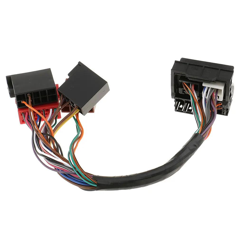 Stereo Wiring Harness Adaptor ISO Lead For VW Audi with  Connection