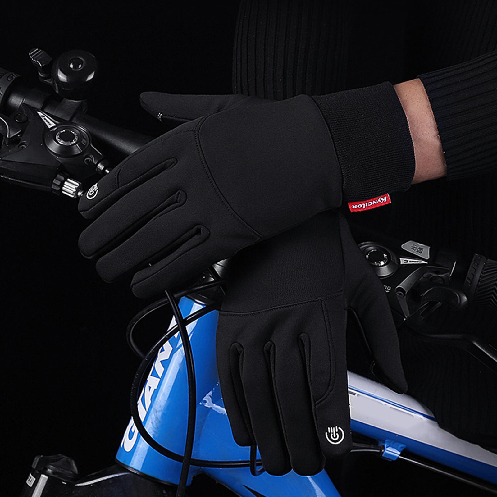 Winter Warm Gloves Waterproof Anti-slip Thermal Fleece Touch Screen Glove