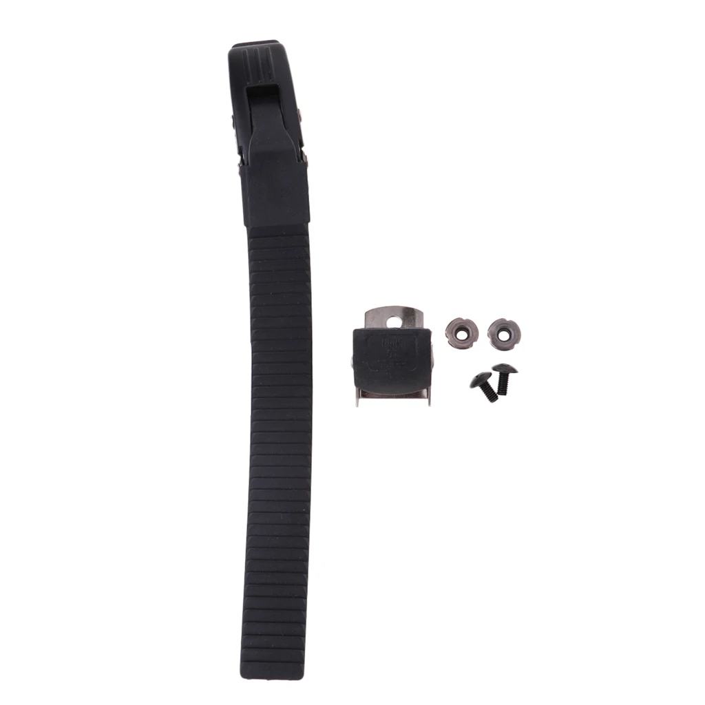 Inline Skate Strap Buckle with Clamp Screws Nuts Replacement Parts 22x2cm