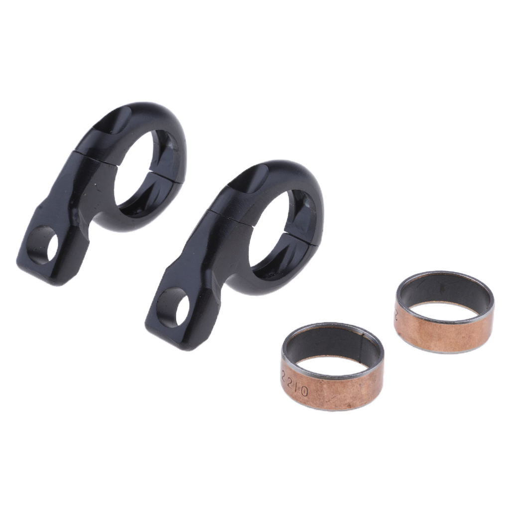 Black 25mm Turn Signal HandleBar Clamp On Mirror Adapter Mount Motor Scooter for Yamaha