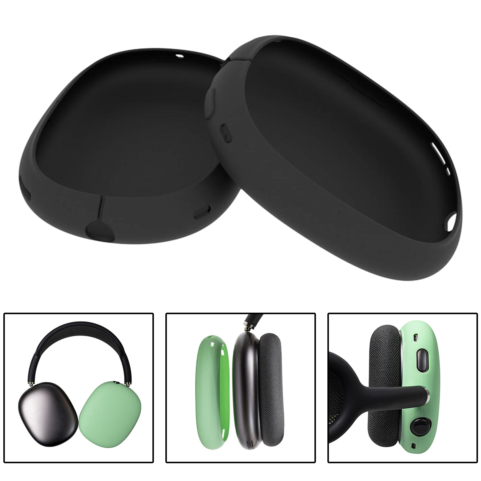 Silicone Skin Cover for  Max Headphones, Scratch Protection Case/Earpieces Cover/Headset Speakers Skin Protector