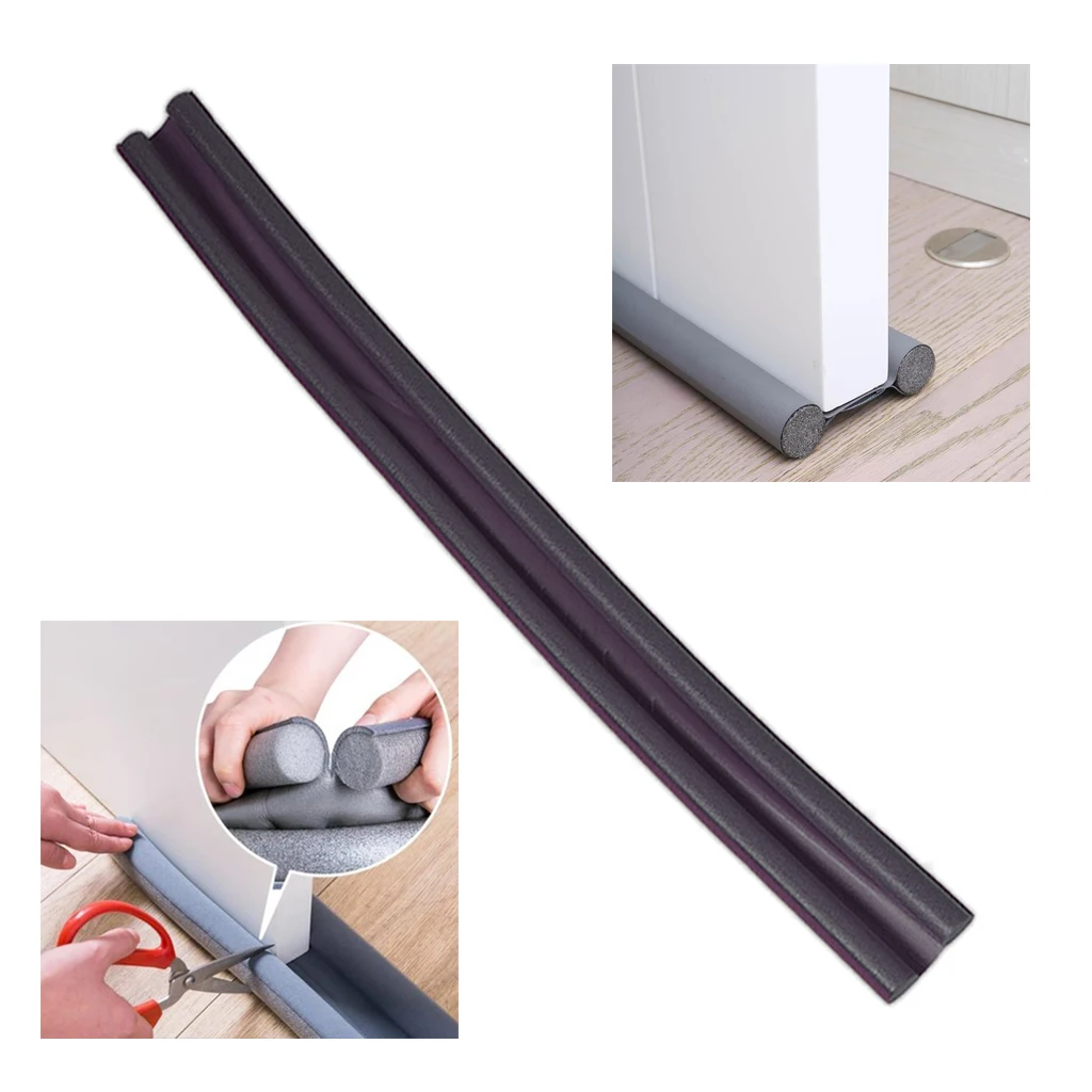 Door Bottom Sealing Strip Sound Proof Noise Reduction Under Door Draft Stoppers Dust Proof Window Weather Stripping