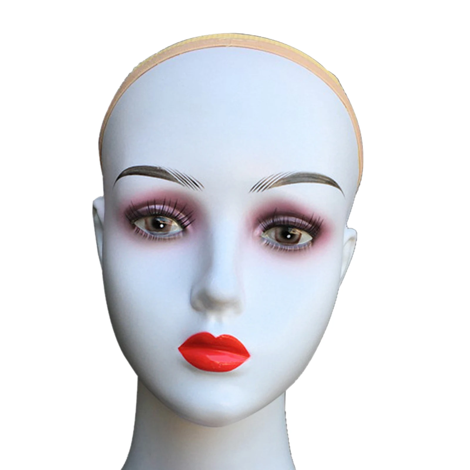 Mannequin Head with Human Hair Cosmetics Model Head Cosmetology Hair Heads Bust Wig Head Stand Model Hats Hairpieces Manequin