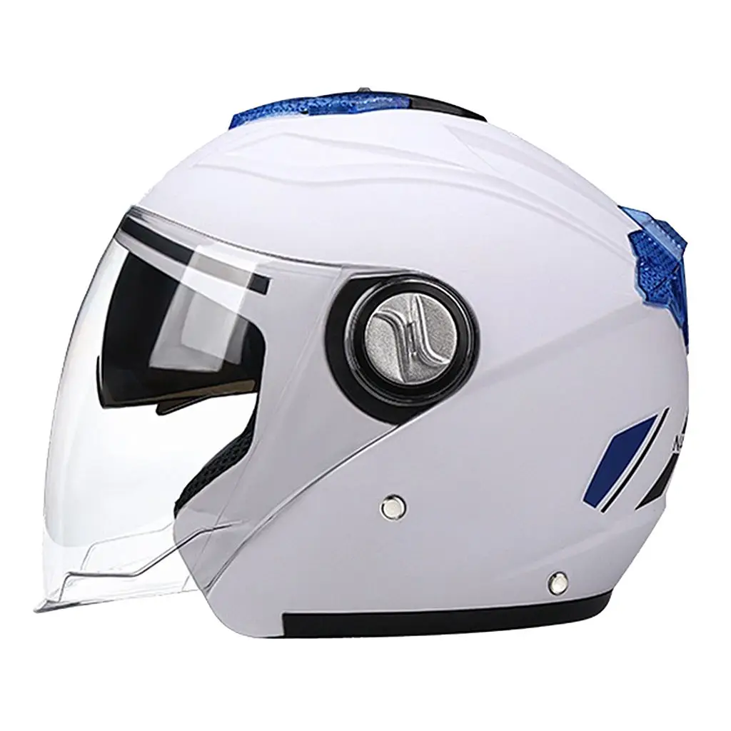 Unisex Outdoor Sport Safety Helmet Cycling Bike Helmet Lightweight Full Face Motorbike Motorcycle Safety Helmet Visor 22-24`