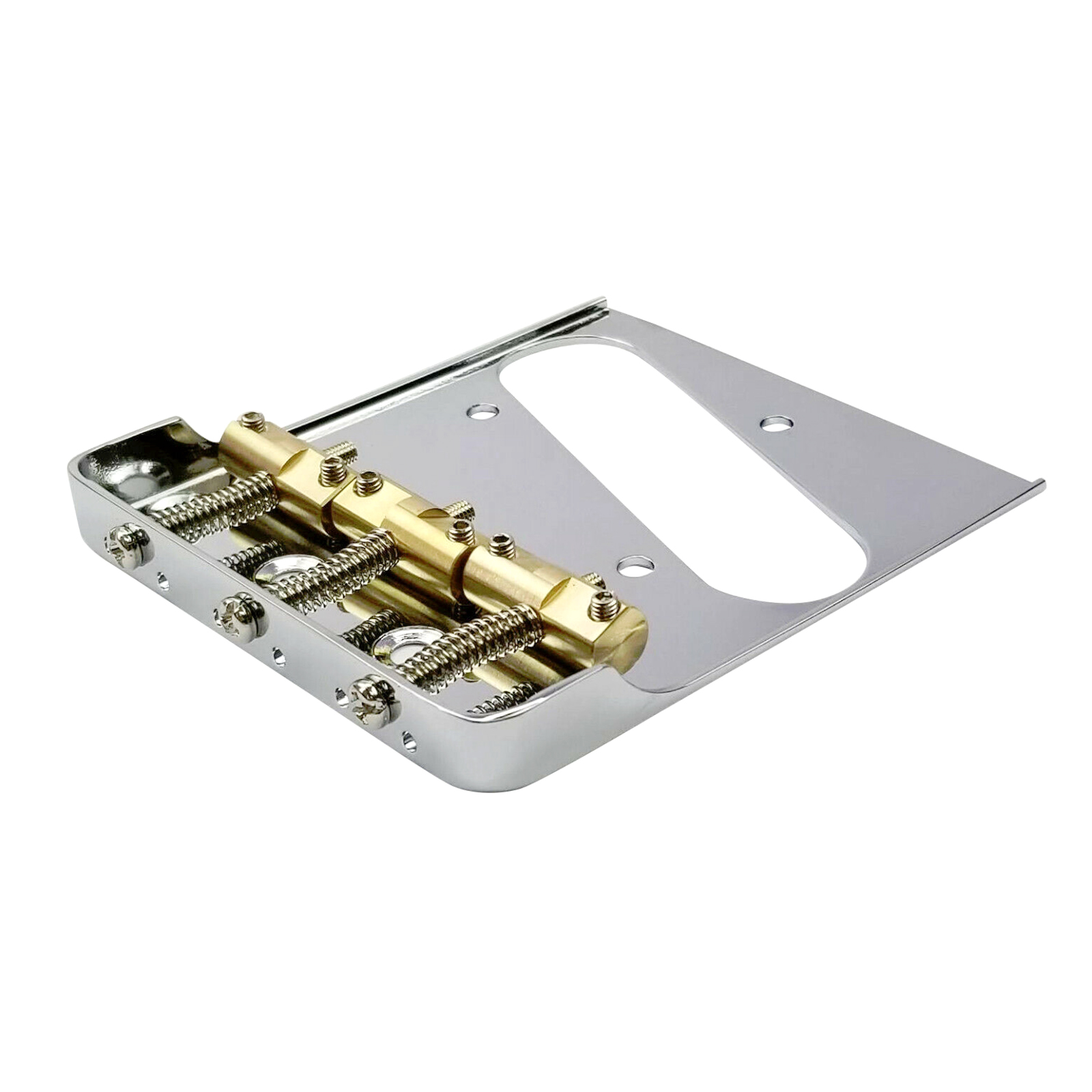 Chrome Vintage Guitar Bridge and Bridge Parts For TL-Style Electric Guitar