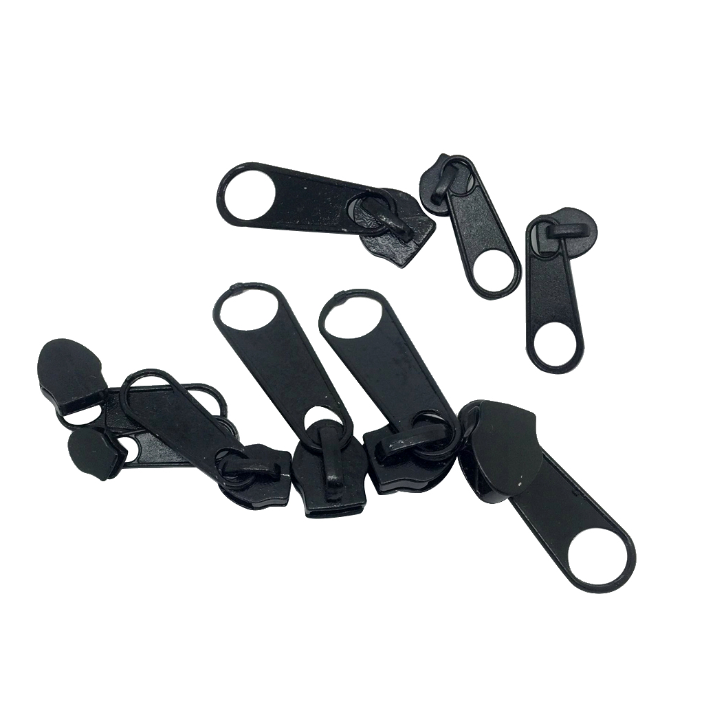 9pcs New Metal Fix Zipper Zip Sliders  Instant Repair Kit Replacement
