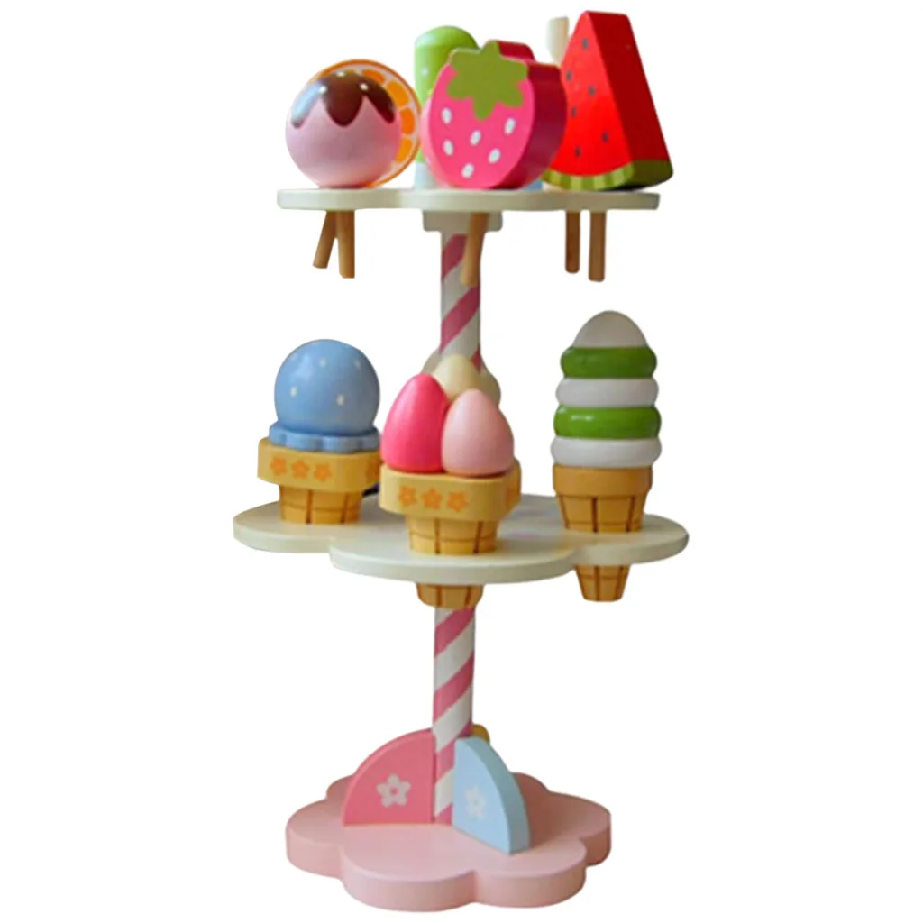 Pretend Play Ice Cream Role Play Montessori Early Developmental Toy Educational Toy Christmas Gift