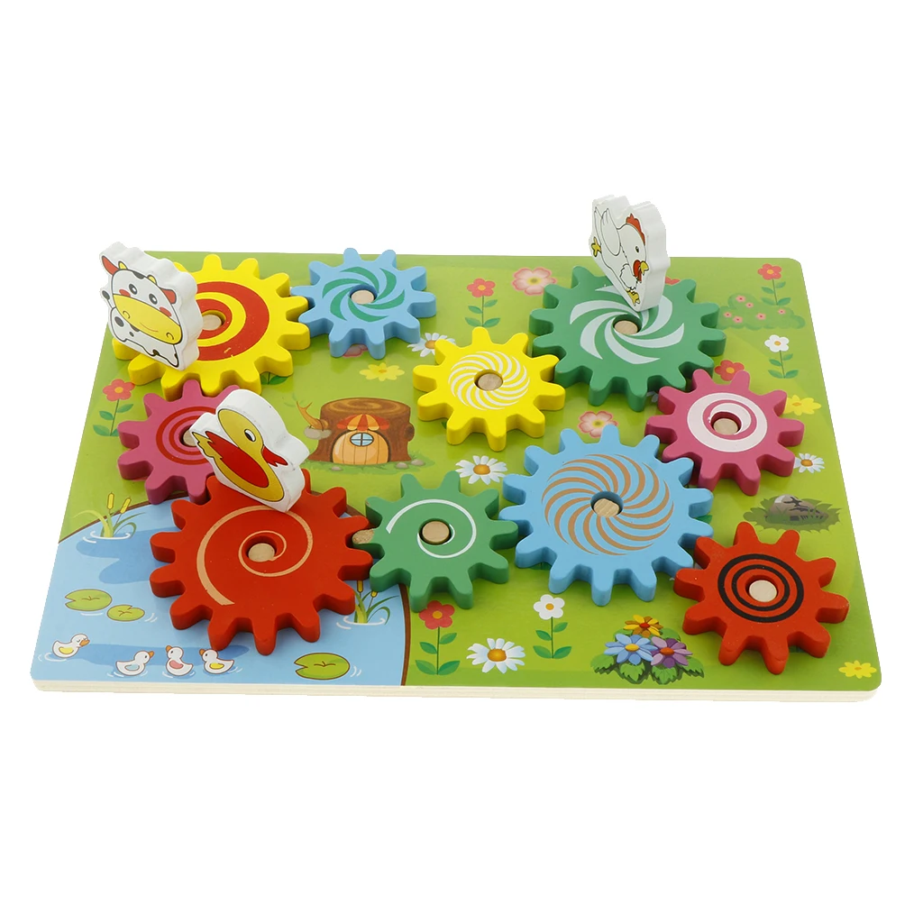 Building Block Gears Puzzle Bricks Educational Game For Children Baby Toy