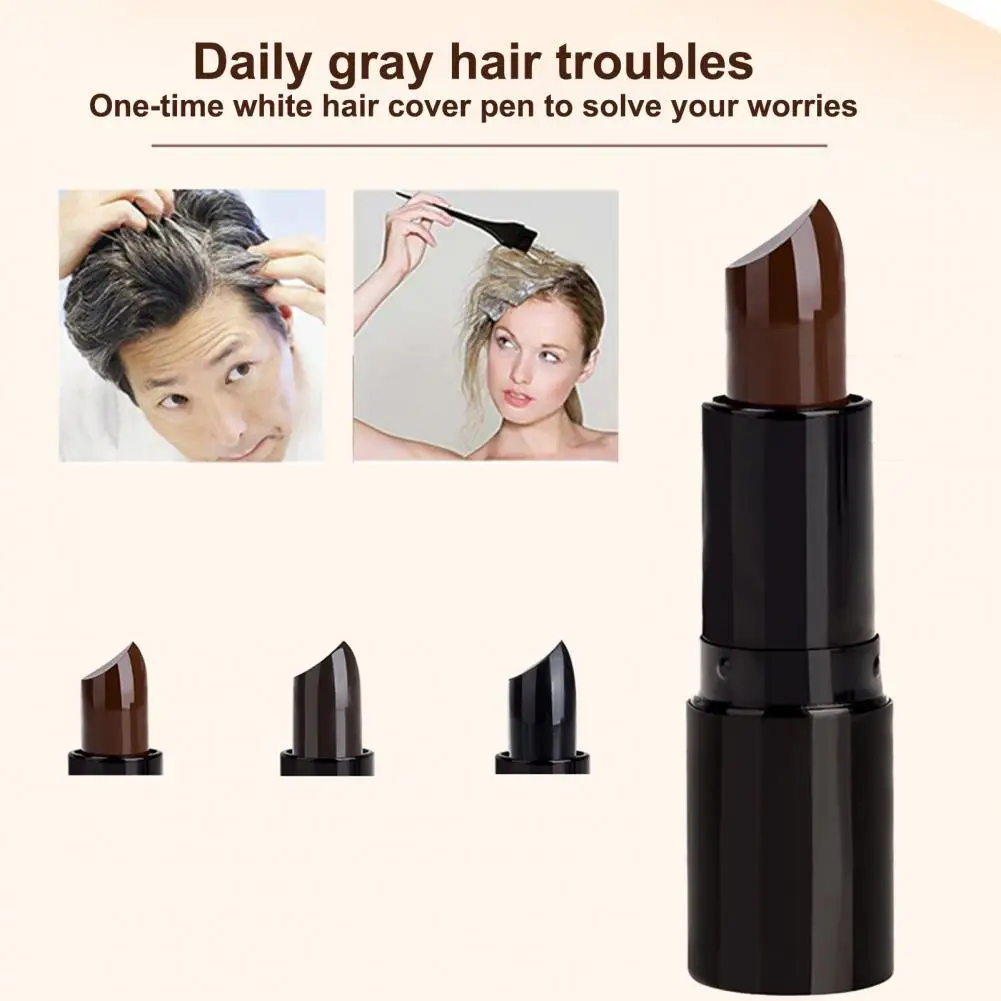  Gentle Hair Dye Pen Disposable Temporary Cover Up White Hair Fast Dye  Colouring Stick Lipstick Shape Hair Dye Pen|Hair Color| - AliExpress
