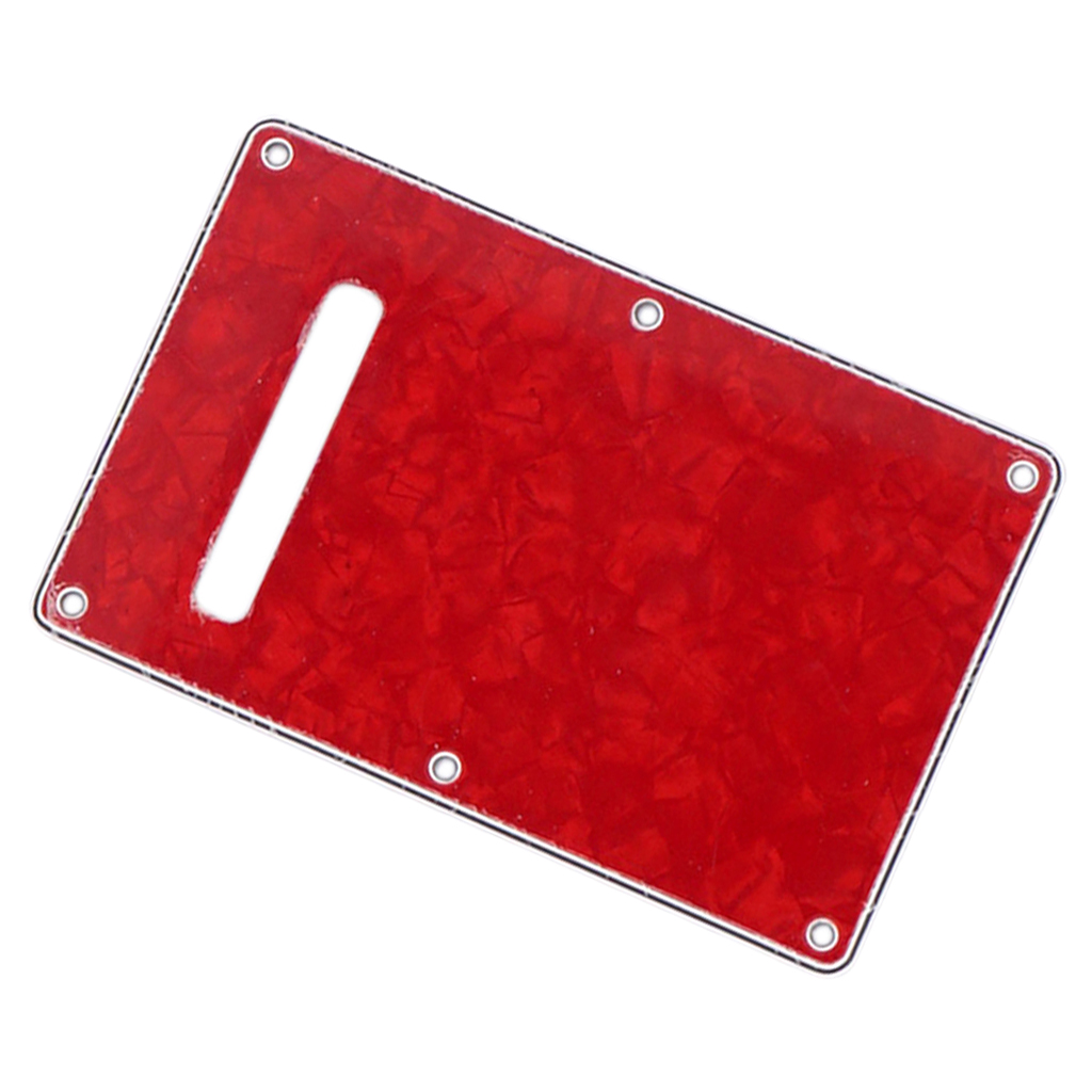 Electric Guitar Backplate Cavity Tremolo Cover for  Squier Guitar -Red