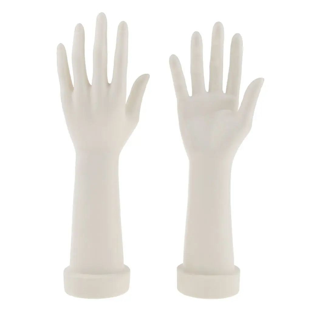 Neue 1 Paar Mannequin Hand Arm Display Base Weibliche Handschuhe Schmuck 