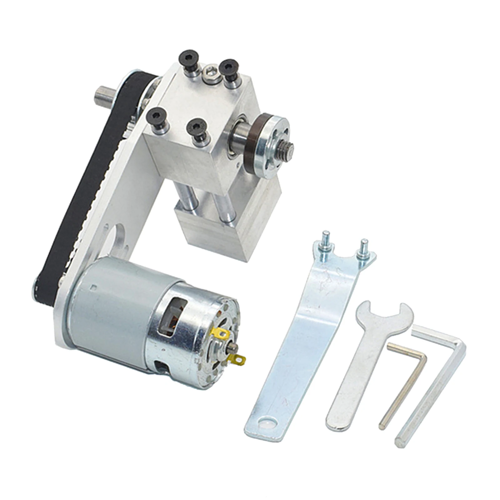 Mini Table Saw Lifting Spindle Assembly,DIY Woodworking Cutting Polishing Spindle with Motor ,Small Table Saw Accessories Set