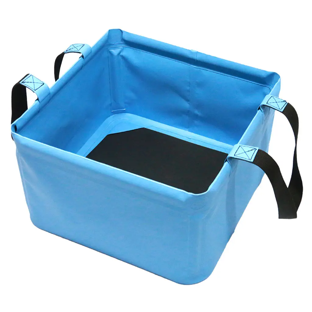 18L Collapsible Wash Basin Foot Washbasin Travel Fishing Hiking Outdoor Camping Protable Folding Bucket Water Container