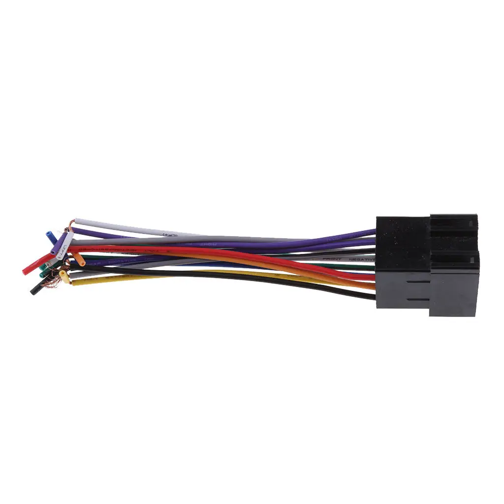 Universal Car Male ISO Radio Wire Wiring Cabe Harness Adapter Connector Plug For VW/Honda/Toyota/Audi/Mercedes Car Accessories