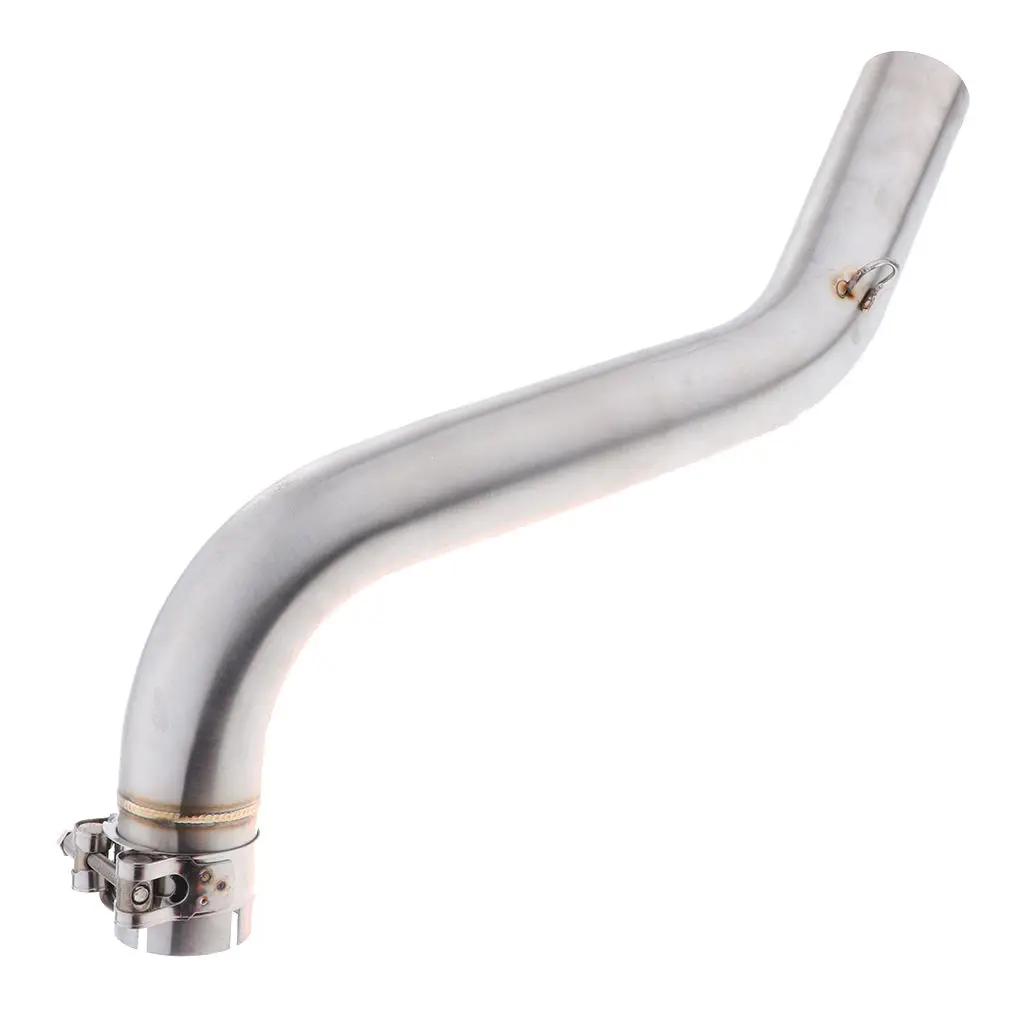 Durable 51mm Exhaust Muffler Escape Middle Connect Pipe For Benelli BJ600 - Silver