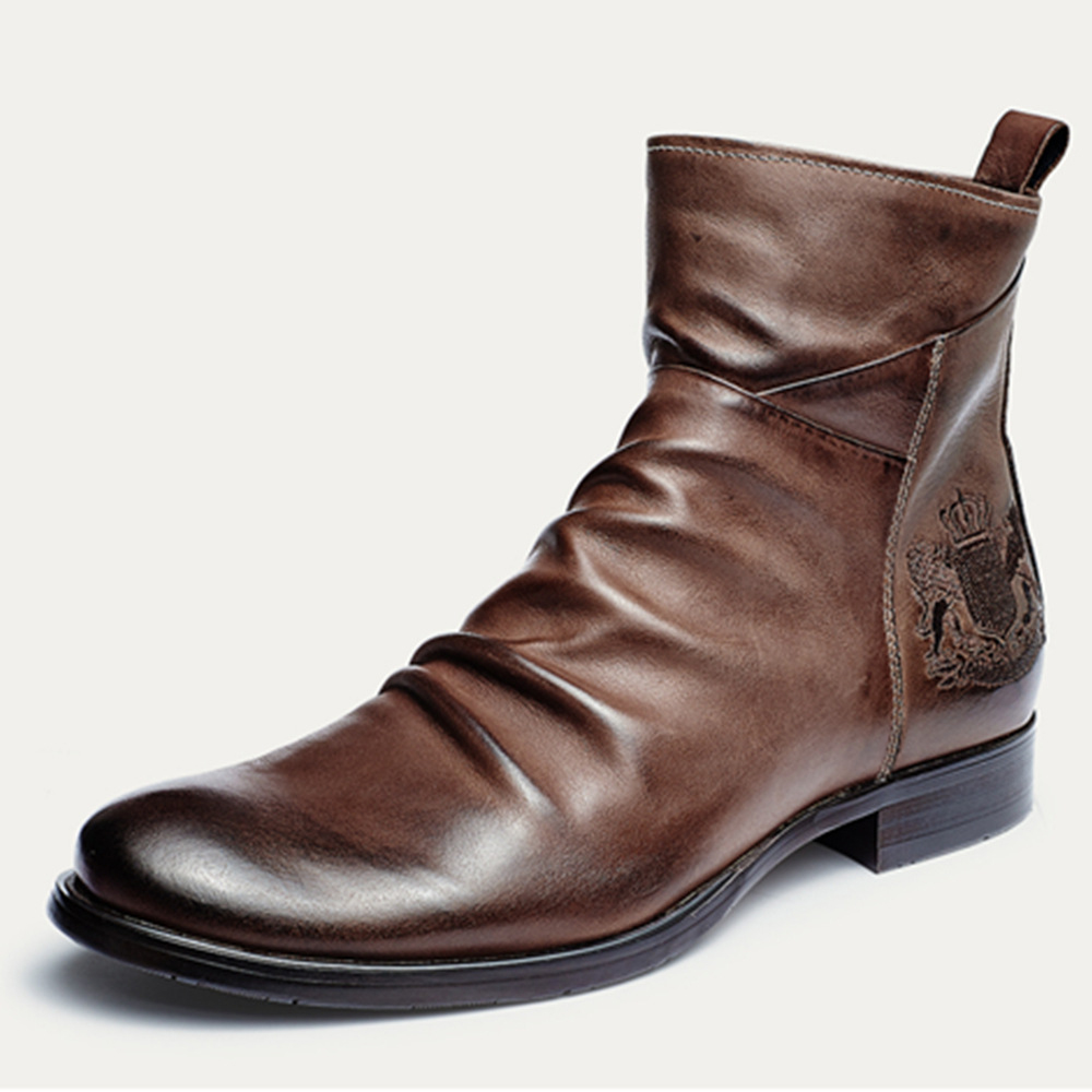 بوت چرم طبیعی آکسفورد Luxury Ankle Boots 20 H4e2403a8b03b4e8e97cbd3a042e62c93U