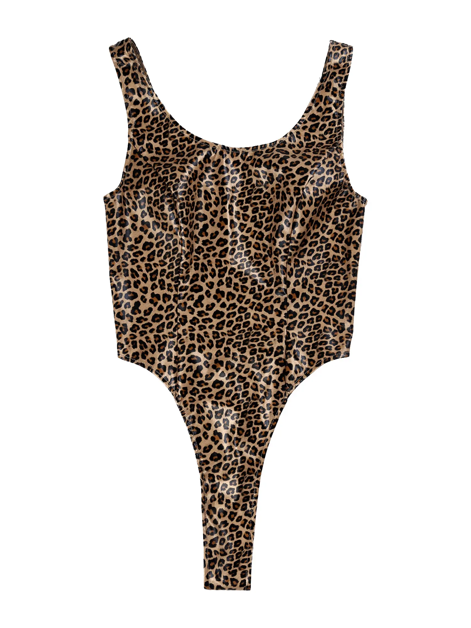 Out to hunt - Shiny Leopard Bodysuit / Swimsuit