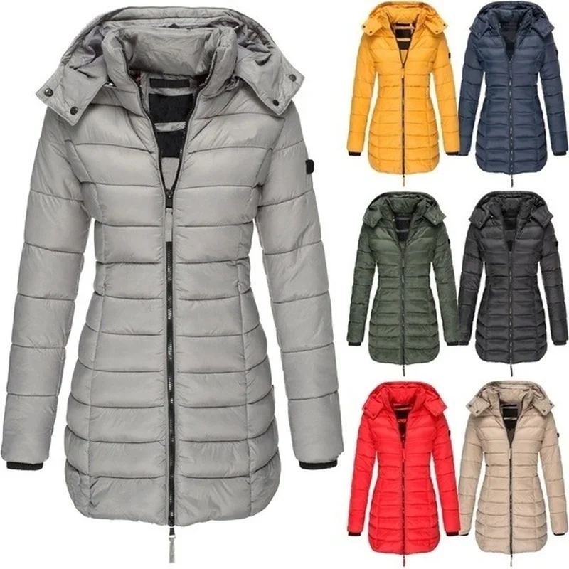 2021 Autumn and Winter Women’s Cotton-padded Jacket 