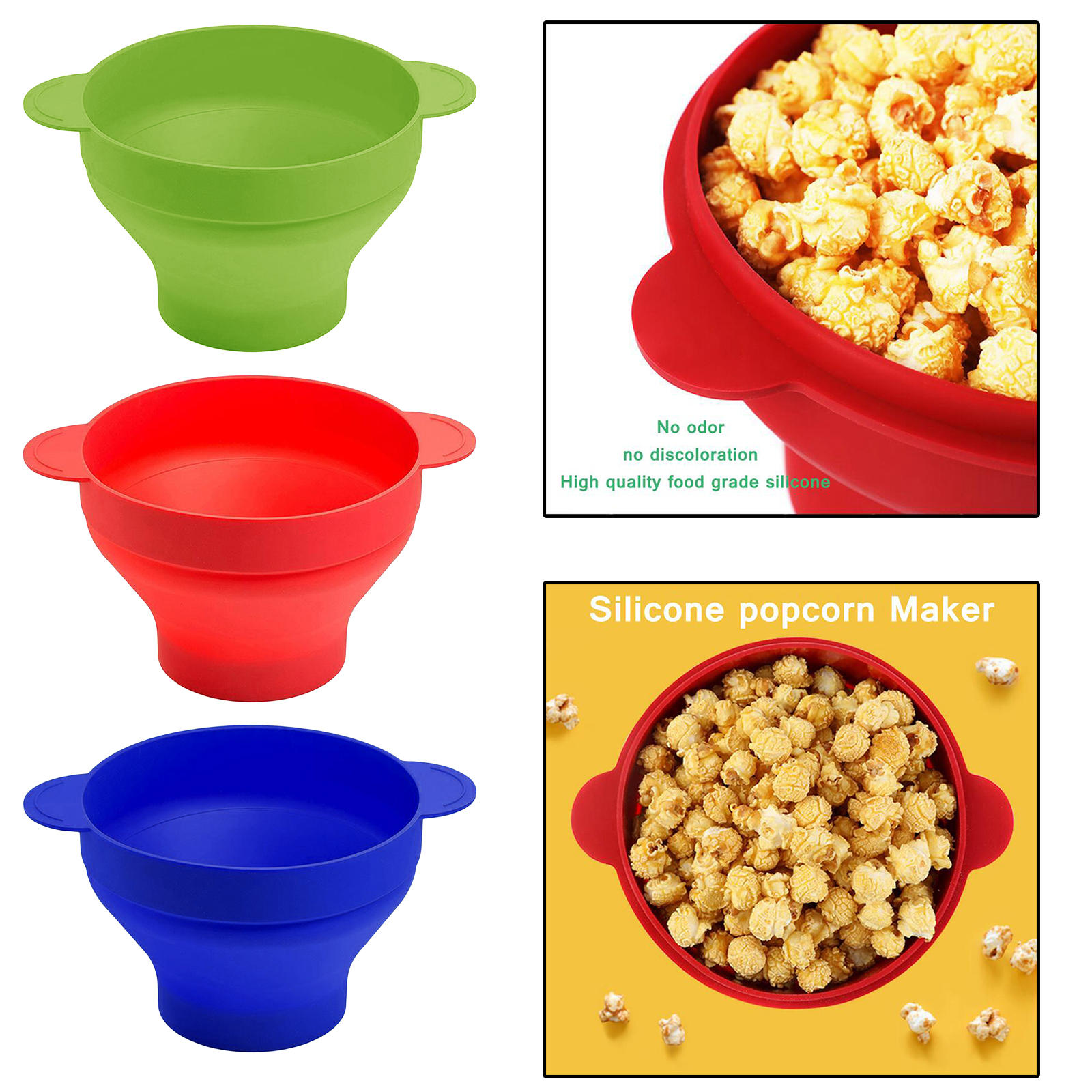 Microwave corn Maker  Corn Collapsible Silicone Bowl Container
