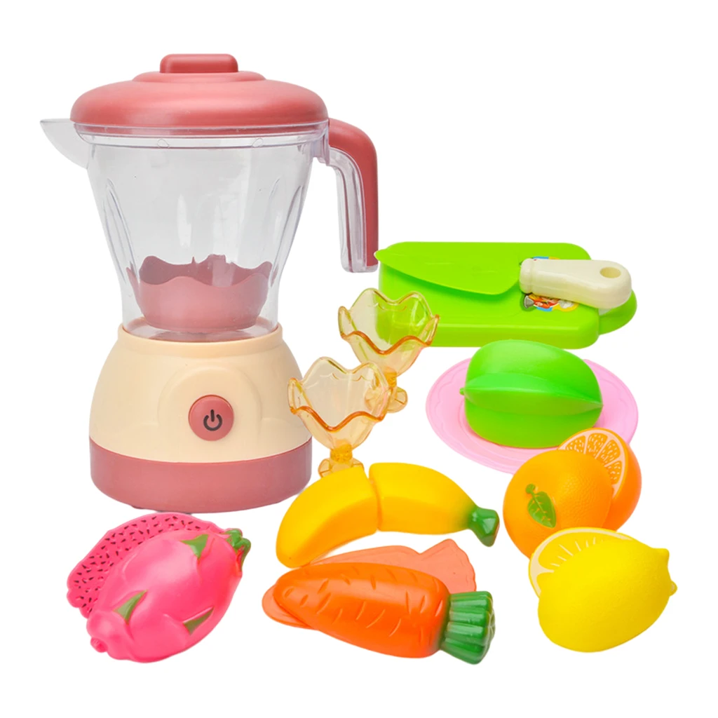 Simulation Juicer Toys Kids Pretend Play Blender Model Utensils Role Play Cookware Cooking Fun Birthday Gift