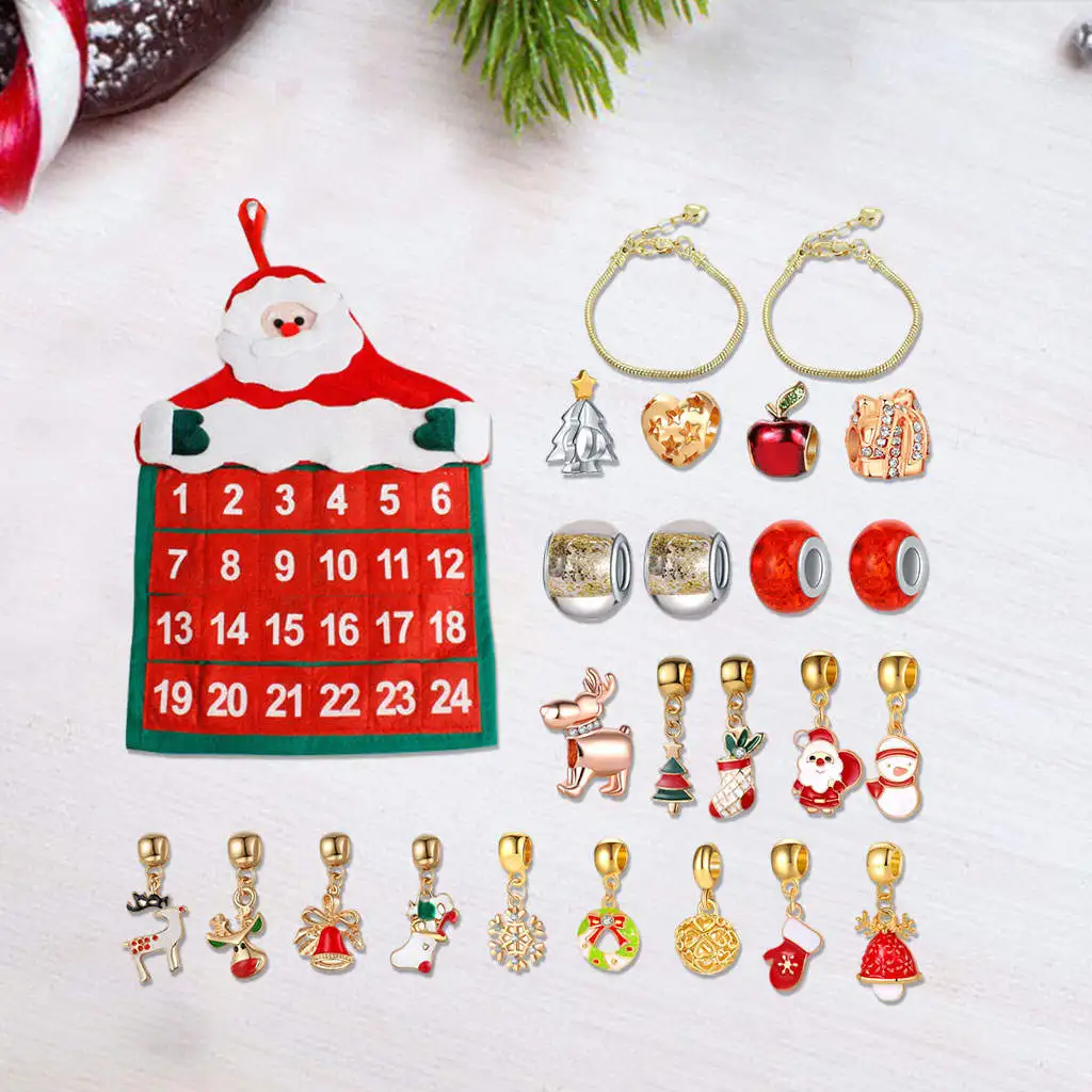 CALENDAR of THE 24PCS CHARMS of CHARM of CHARMING 24PCS HELP for THE