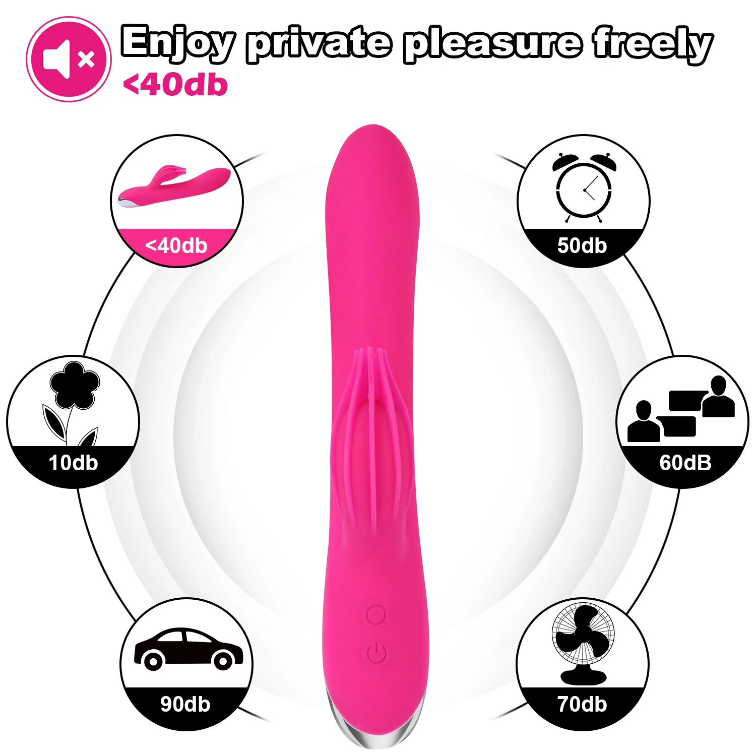 10 Speeds G Spot Vibrator Powerful Dildo Rabbit Vibrator for Women Clitoris Stimulation Massage Adult Sex Toys USB Rechargeable