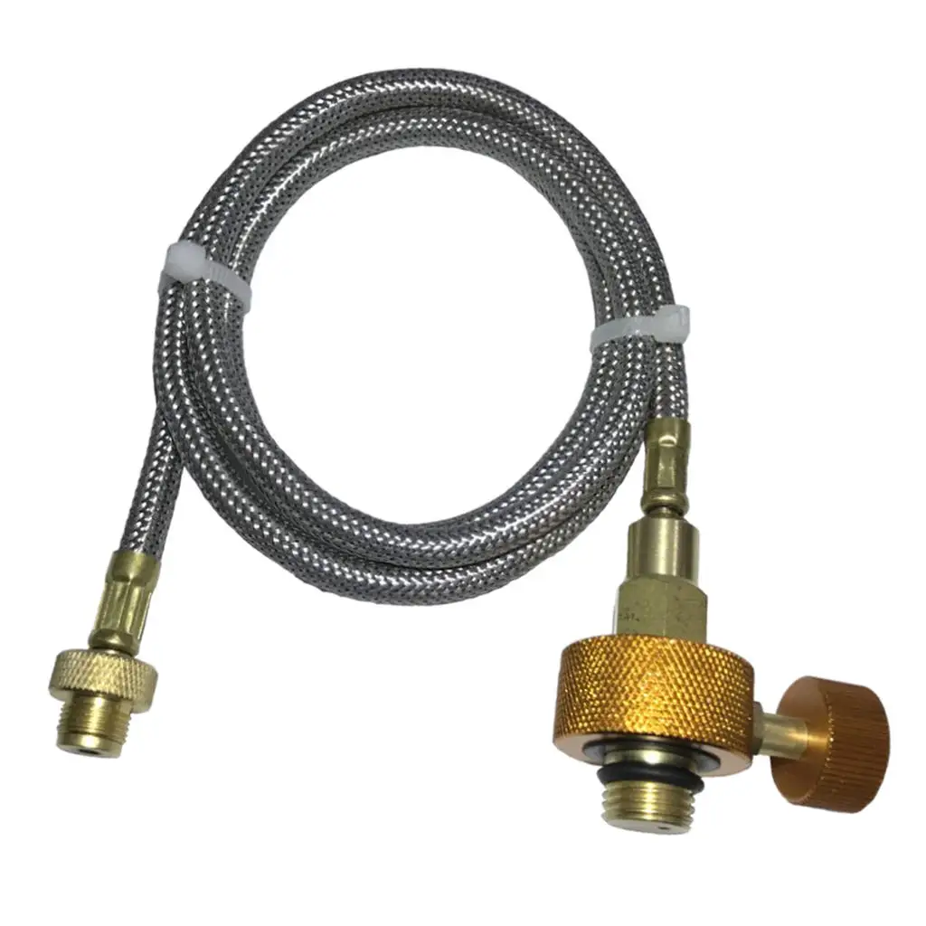 Propane Tank Hose Adapter/Connects Propane Tank Connector Refillable Bulk Propane Cylinder- 3.5Ft Long