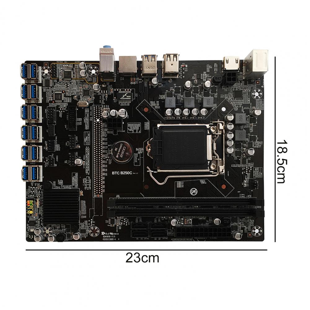 Nova placa-mãe de mineração ddr4 lga1151 pcb