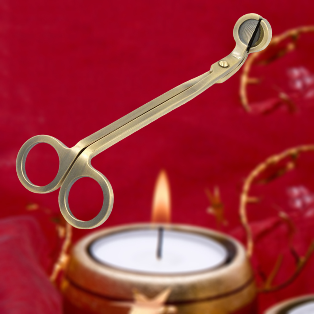 Vintage Retro Candle Wick Trimmer Scissors 18cm Snuffers Extinguish Tools