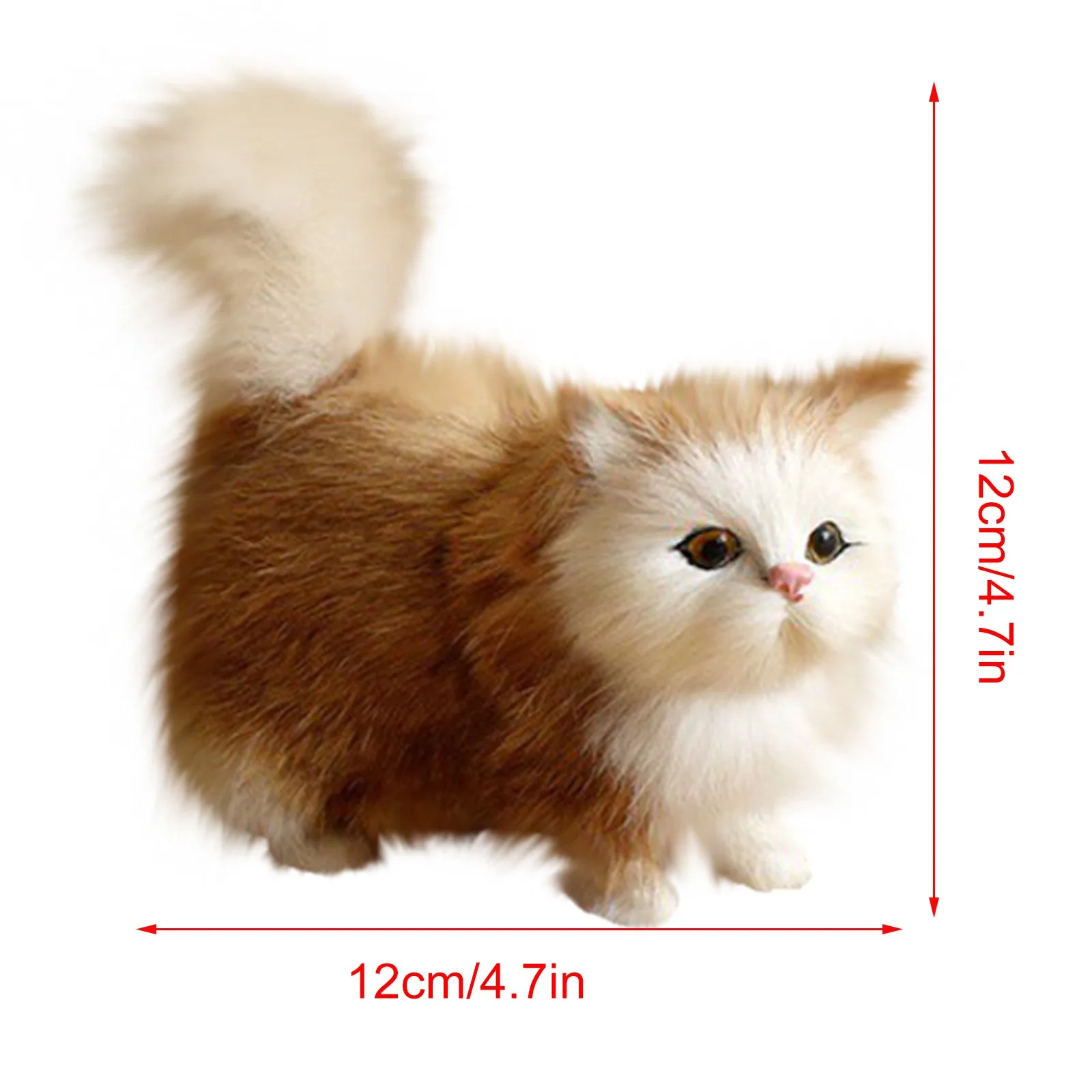 Details about   2020 Plush Cat Soft Toys Doll Lifelike Simulation Kids Girls Xmas Gifts 3 Colors 