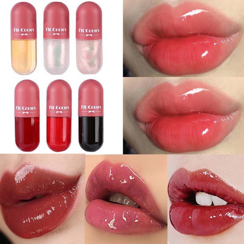 Best of Mini Natural Lip Plumping Liquid Lip Gloss Partial Pearl Light Shining Moisturizing Temperature Control Color Changing Lip Oil Reviews & Tips