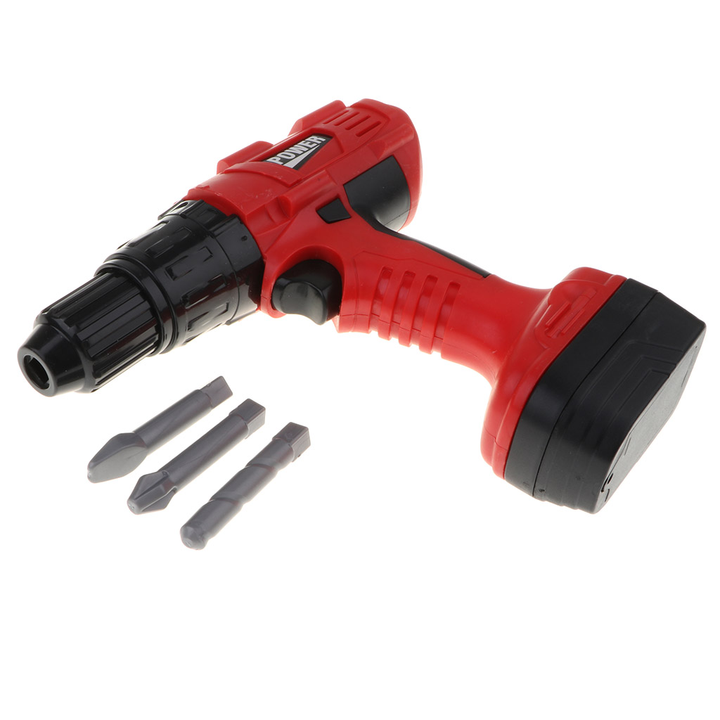 Power Tool Kids Pretend Play Realistic Looking & Working Electroni Drill Toy