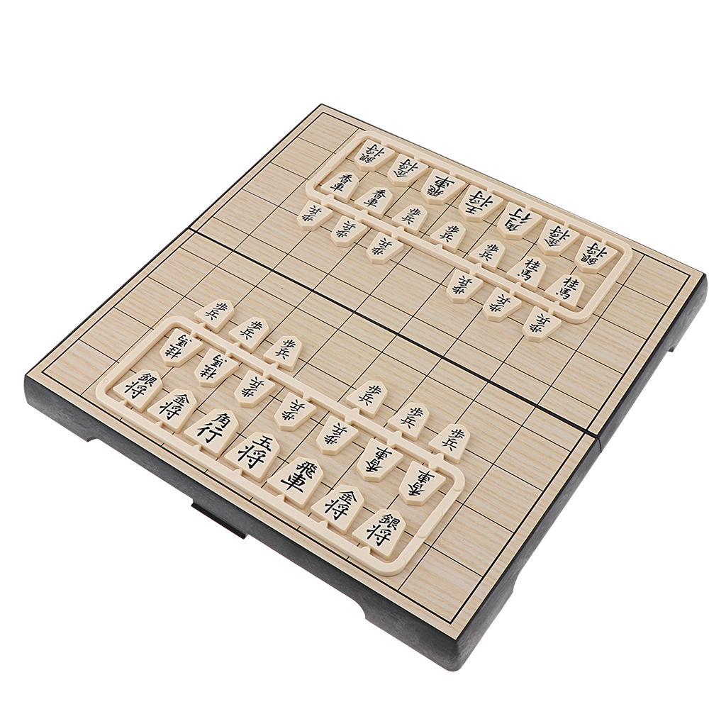 Plastic Shogi Japanese Chess 9.8 inch Folding Magnetic Chessboard