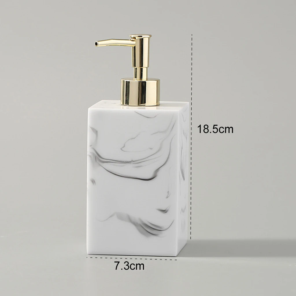 500ml Refillable ABS Soap Dispenser Kitchen Bathroom Pump Bottle Container Glass Liquid Pump Bottle Refiilable Bottles