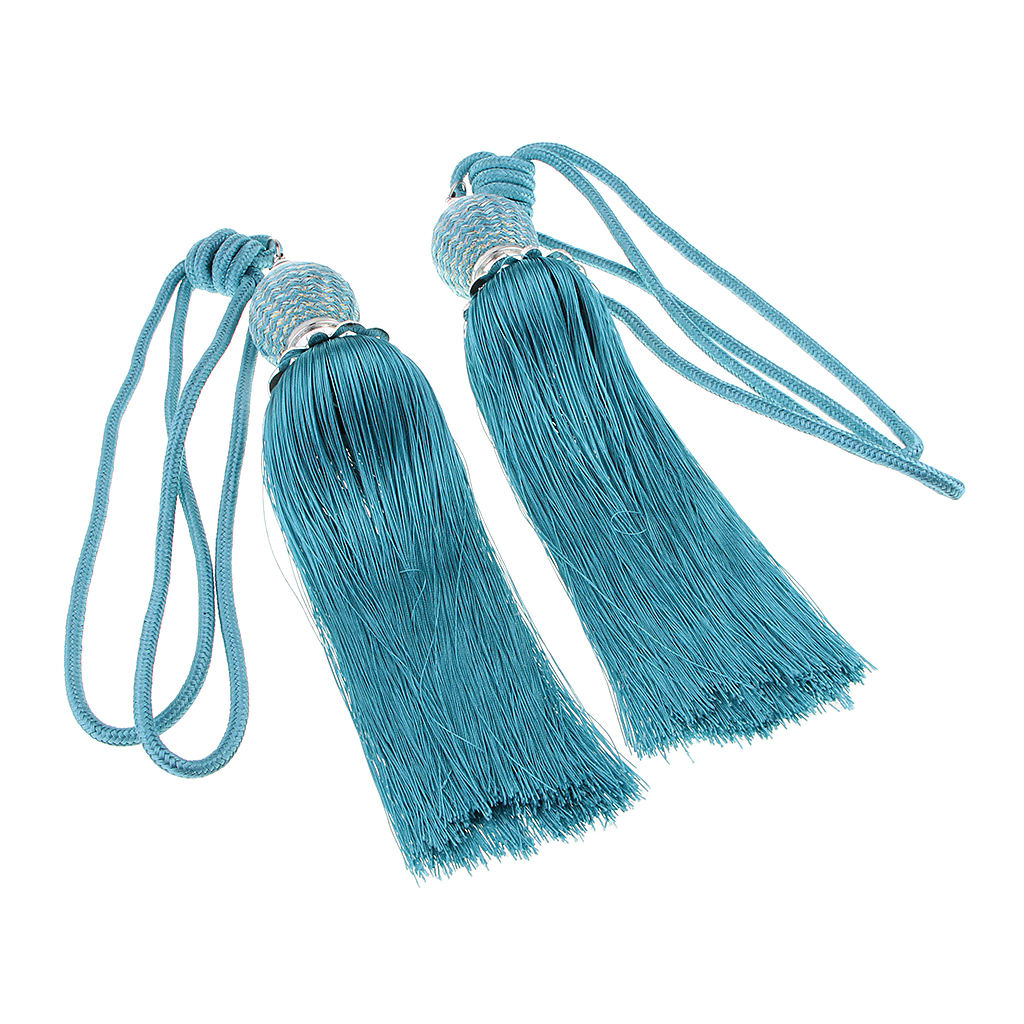 1 Pair Window Curtain Fringe Tie Drape Tassel Rope Holdback Tieback Home Decoration