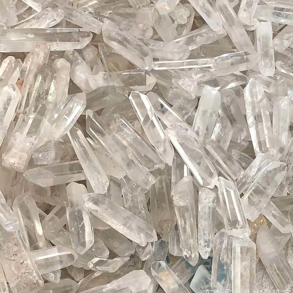 Natürliche Poliert Klar Quarz Kristall Punkte Spalte Reiki Healing Zauberstab Energie Stein Raw Rock Mineral Probe Wohnkultur – Detail 6