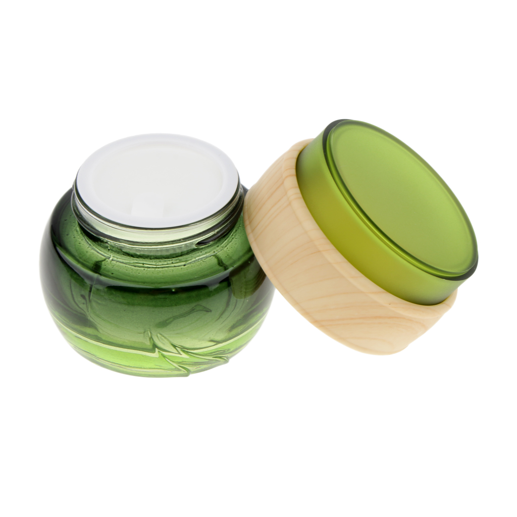 Empty Glass Makeup Cream Jar Face Lotion Essential Oil Container Pump Refillables Bottles Makeup Tools