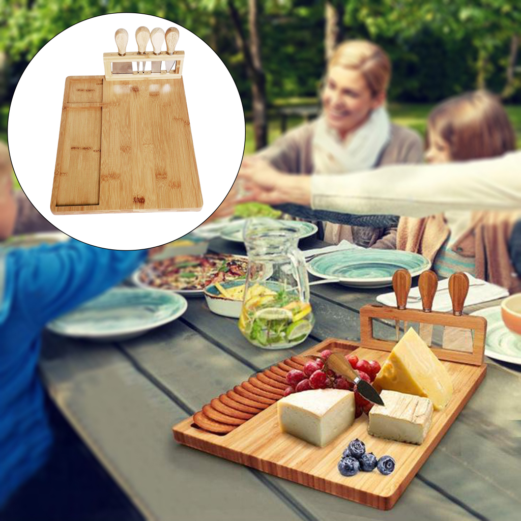 Party Bamboo Serving Paddle Board Chopping Household Serving Tray Cutting Board for Gourmets