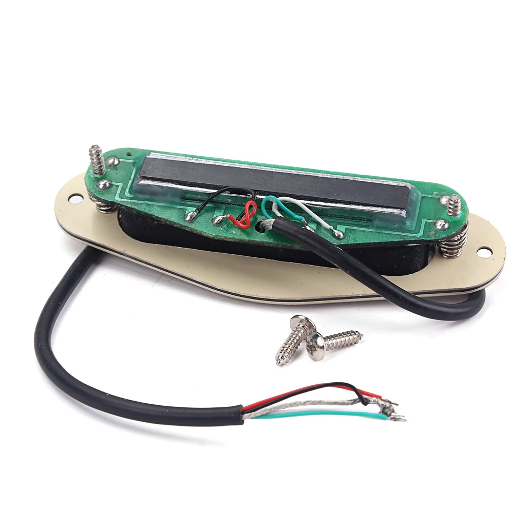 Tooyful Dual Rail Pickup Humbucker with Cover for Electric/ Cigar Box/ Acoustic Guitar Parts