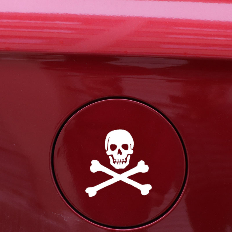 Auto Aufkleber Piraten Schädel Personalisierte Kreative Aufkleber Auto Dekoration Wasserdicht und Sonnencreme PVC 13*13cm – Detail 4