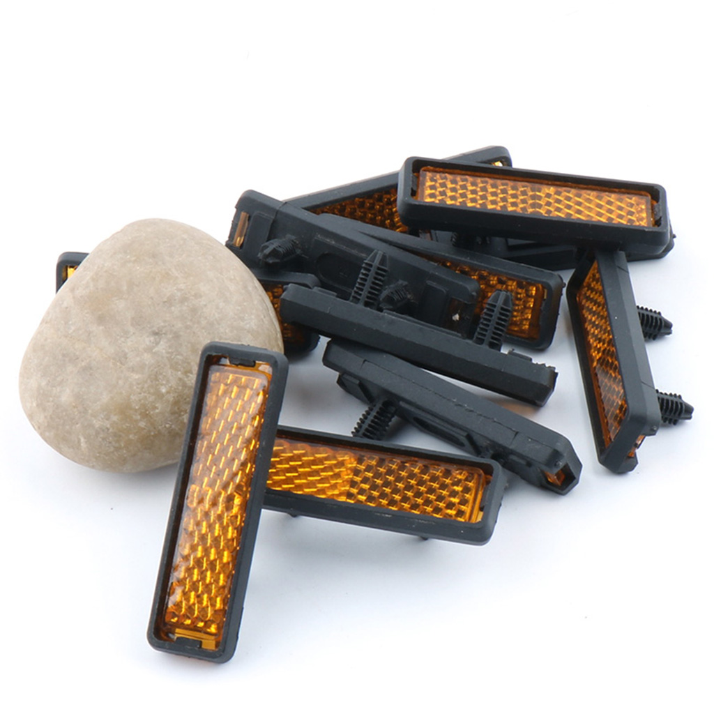 10 Pieces Cycling Pedal Reflector  Riding Warning Reflective Light