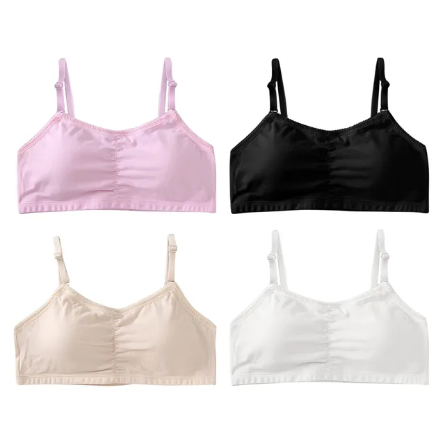 Cotton Braces Bras For Girls 7-14 Years Old Lingerie Small Breasts Young  Girl Clothing Tops For Children Undergarments - Training Bras - AliExpress