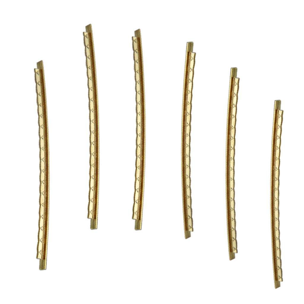 21x Brass Guitar Fret Wire Set 2mm Gold for Folk / Acoustic Guitar