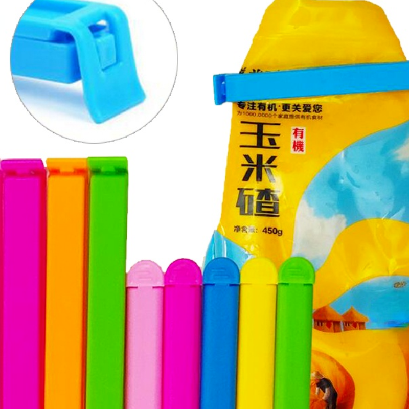 Description Picture 4 of item20Pcs/10Pcs Portable New Kitchen Storage Food Snack Seal Sealing Bag Clips Sealer Clamp Plastic Tool Kitchen Accessories