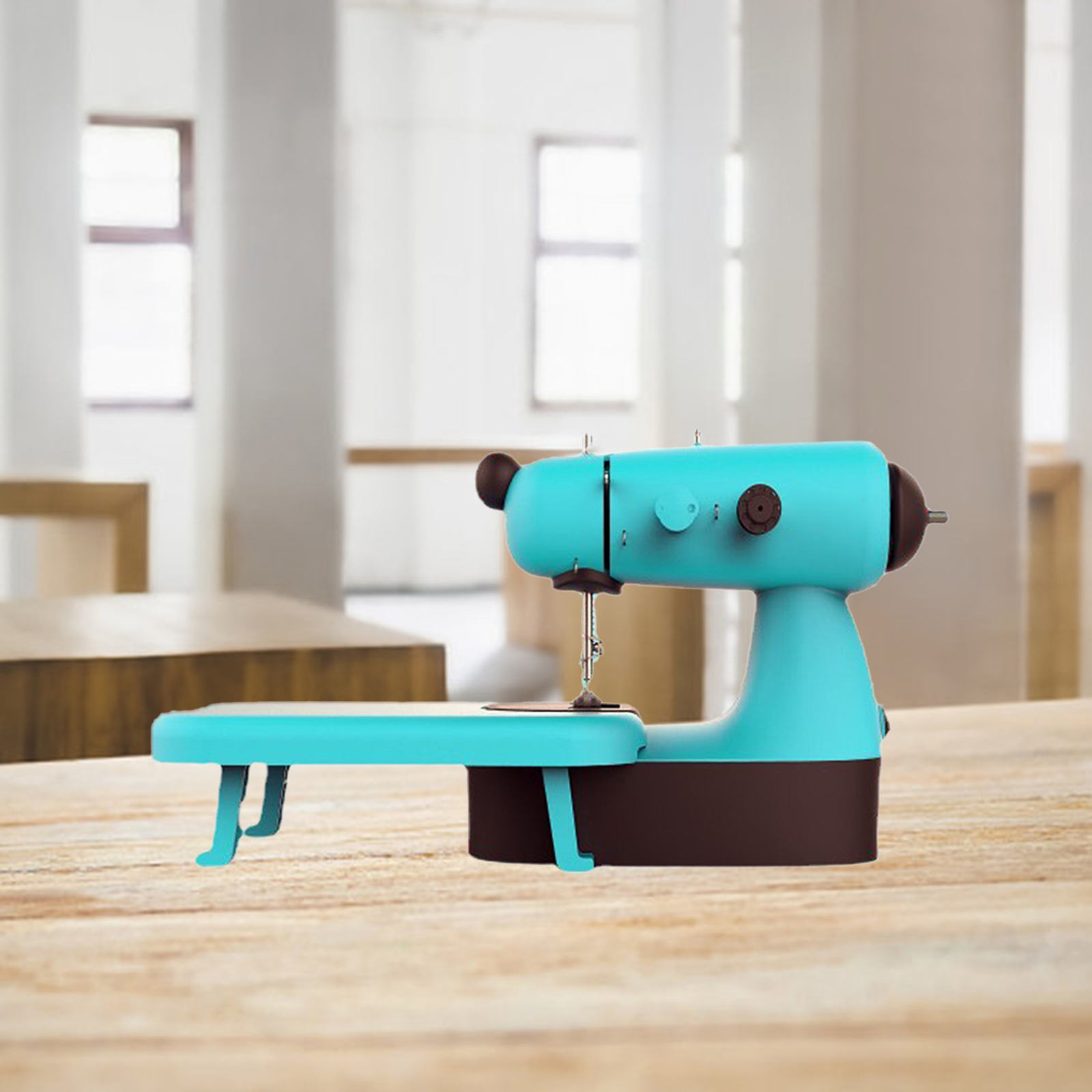 Mini Hand Portable Electric Handheld Sewing Machine Tailor Handy Stitch Set Household Fabric Handheld Sewing Tool