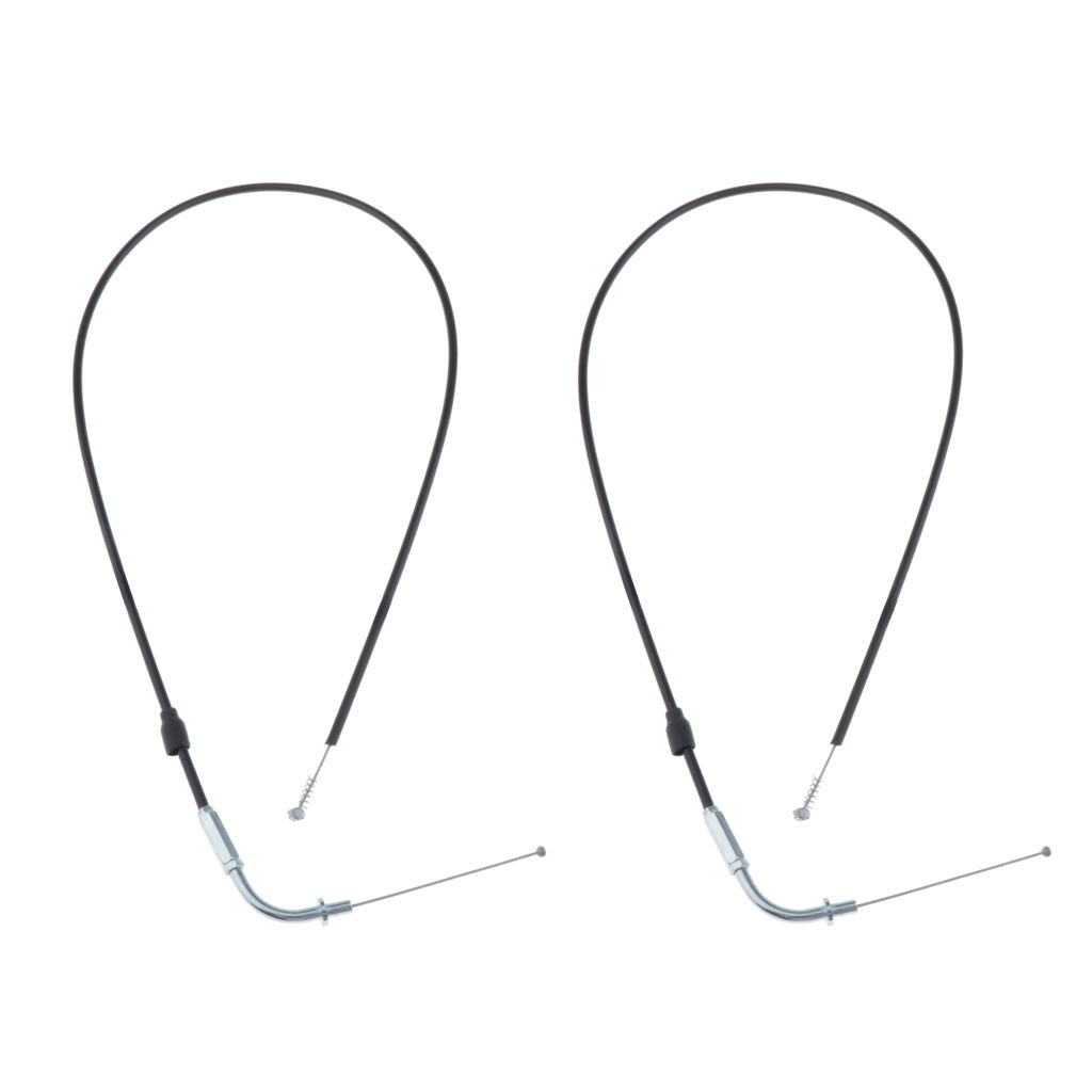 2pcs Motorcycle Throttle Cable Line Assembly for Harley  XL1200 XL883 1200 883, 110cm 43.3