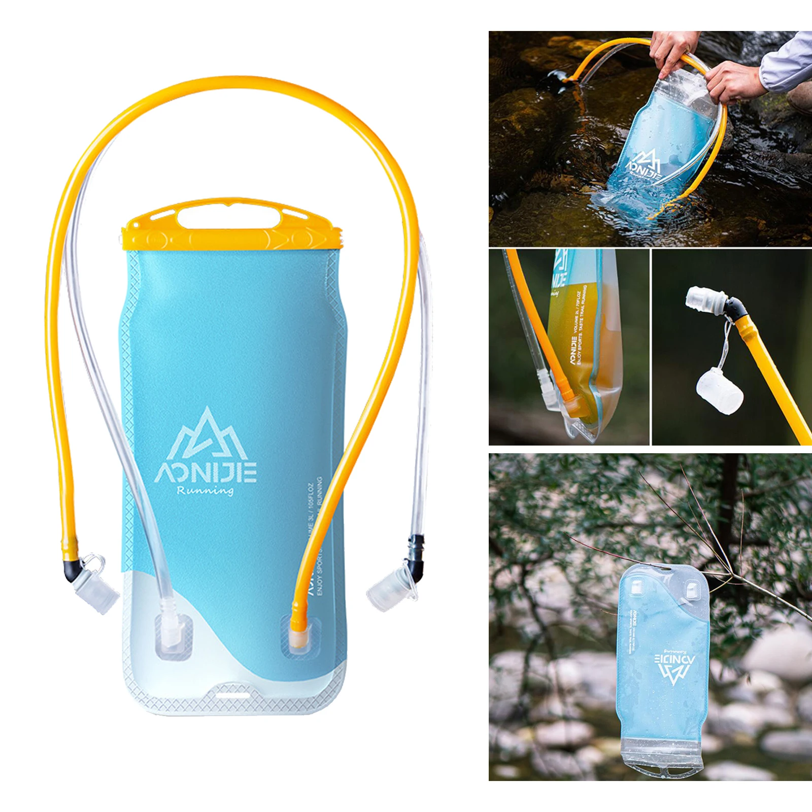 Dual Hydration Bladder, Replacement Reservoir for Most Backpacks, Carry Water and Electrolytes