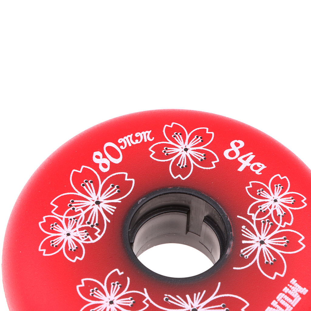Durable 4 Pcs Inline Roller Hockey Fitness Skate Replacement Wheel 84A 72/7680mm for Kids Ice Hockey Skating Board Accessories
